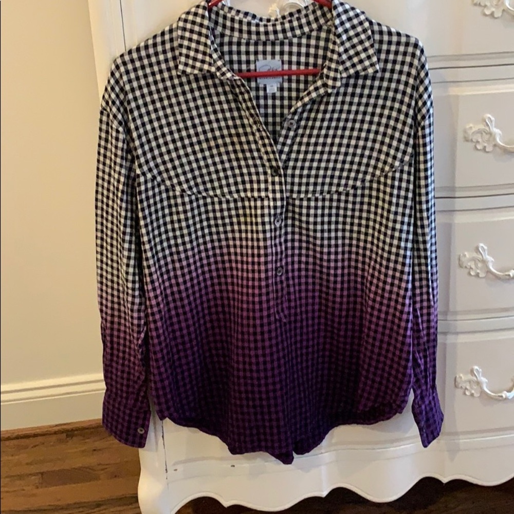 PJK Blue Label Plaid Ombré Shirt